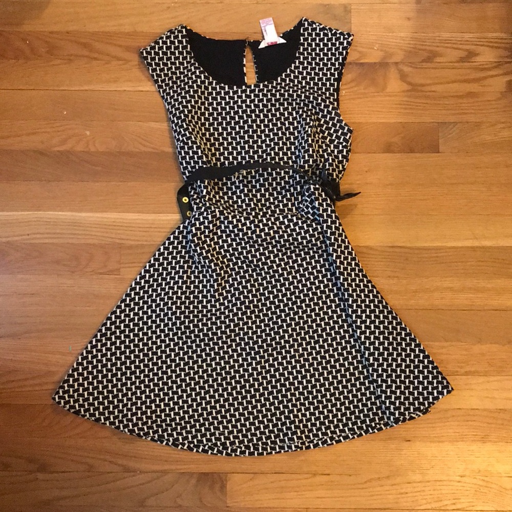 Candies black and white dress